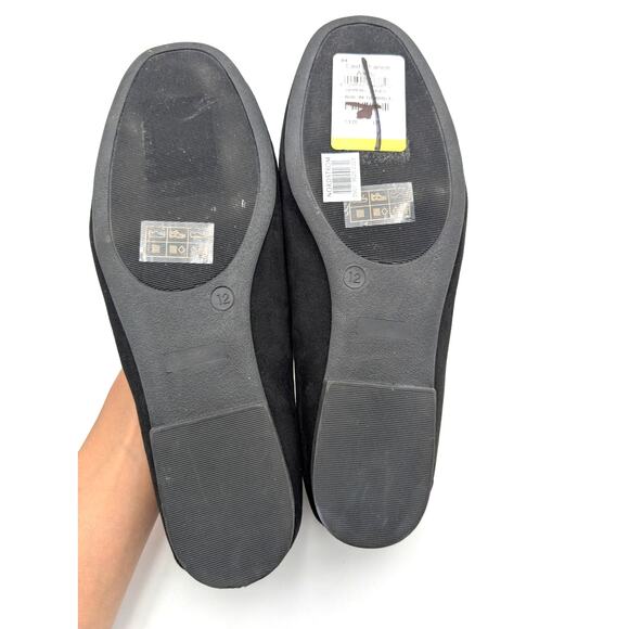 Journee Collection Cordell Slip On Loafer Flats Women's Black Size US12 - Picture 8 of 11